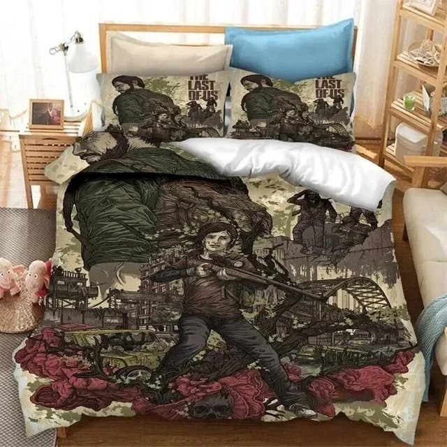 The Last of Us Bettwäsche-Set mit Motiv aus Mikrofaser, 2-teilig, Mehrfarbig, Breite: 70 cm, Länge: 133 cm - Bild 1