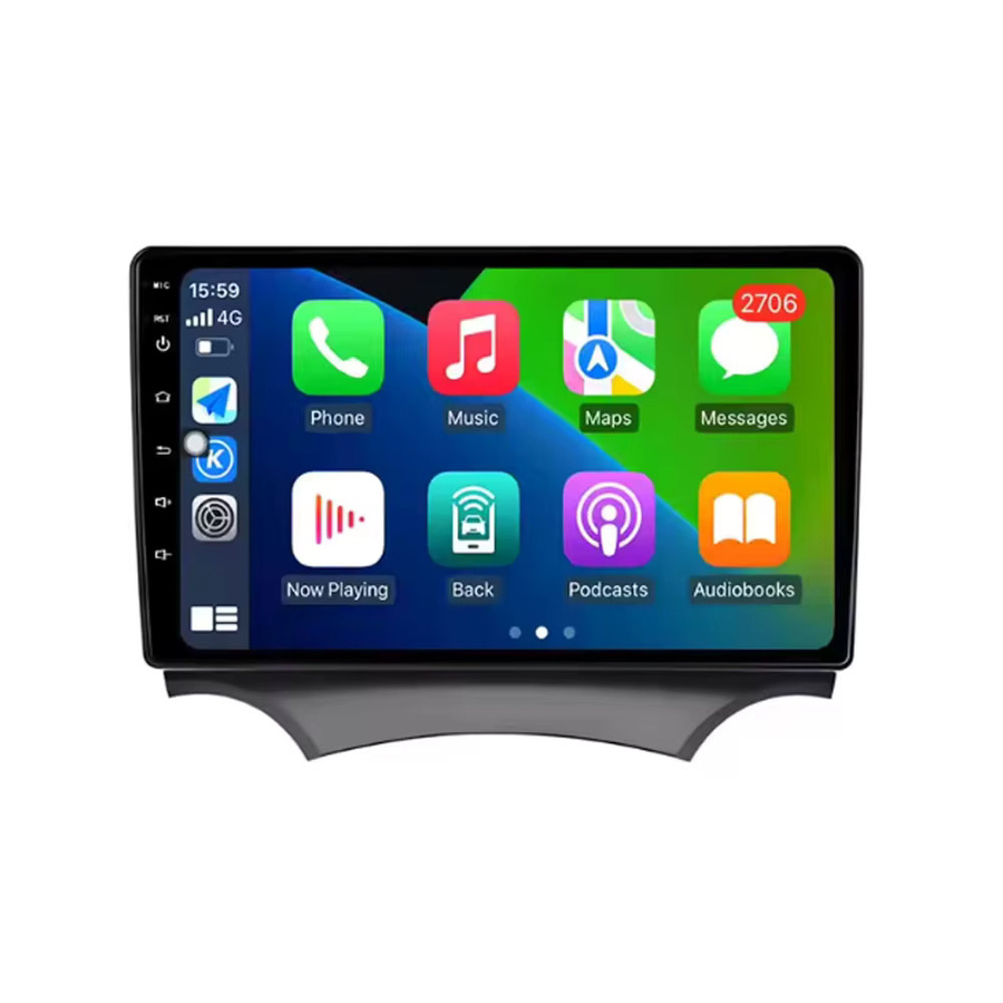 KJ-NAVI Android 16 Autoradio für Ford Ka 2008-2014 mit CarPlay, Touchscreen, Wifi und 4G LTE, Schwarz - Bild 3
