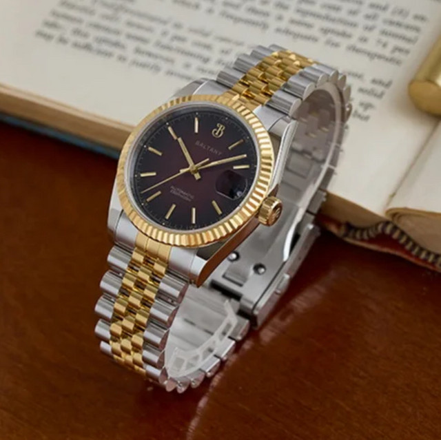 Baltany Armbanduhr Automatik, Edelstahl, 36 mm, Herren, Saphirglas, 10 ATM - Bild 1