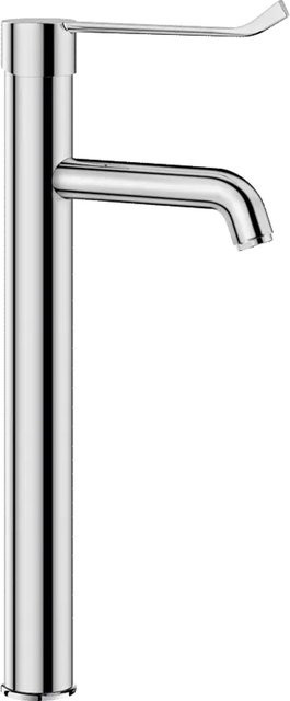 Delabie Einhebelmischer mit hohem Auslauf und Hygienehebel in Chrom, Farbe: Silber, Höhe: 30,5 cm, Breite: 14,0 cm, Tiefe: 30,0 cm - Bild 1