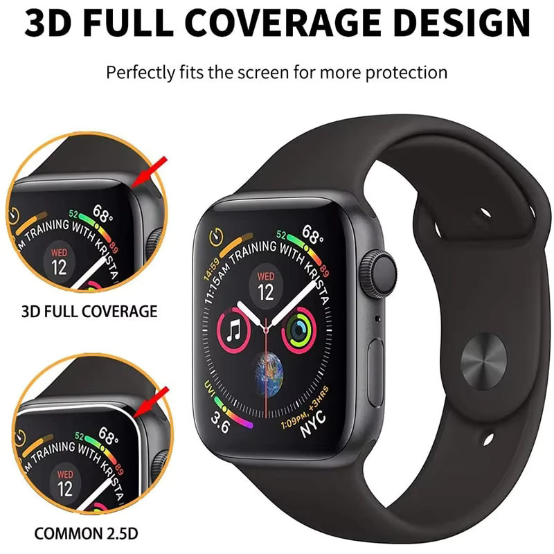Displayschutzfolie Apple Watch, transparent, Unisex - Bild 2