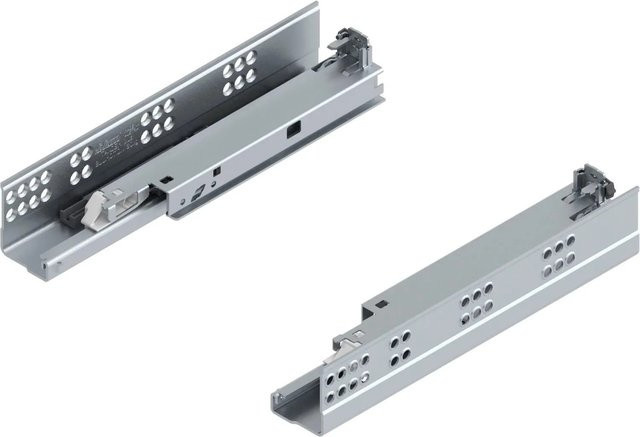 Blum Unterbodenführung Tandem Blumotion plus 560H mit Soft-Close, Länge: 250 mm, Farbe: Silber - Bild 1