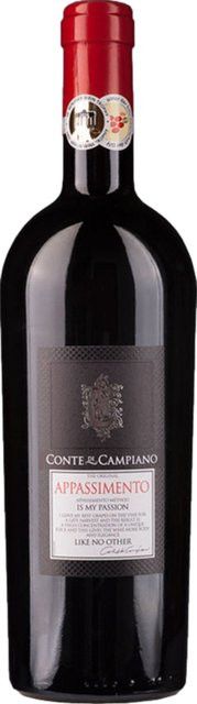 Conte di Campiano Negroamaro Rotwein, Apulien, 2023, trocken, 0,75 l - Bild 1