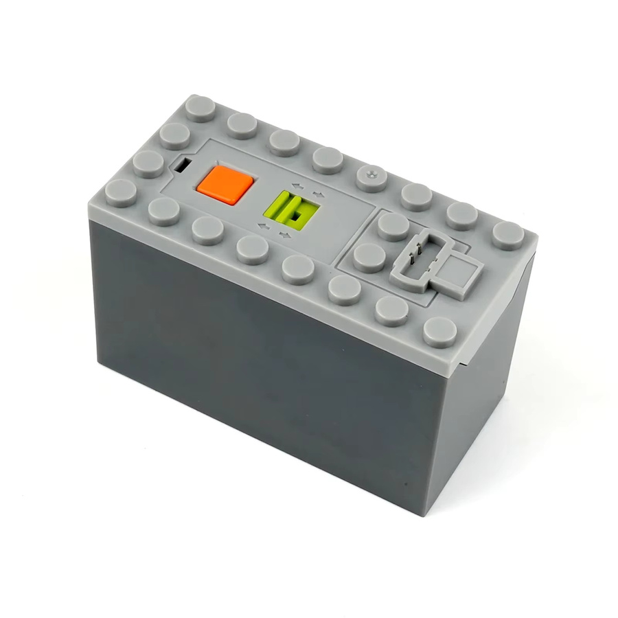 stemedu MOC AA/AAA Batterie Box Bausteine Power Teile, Zubehör, Grau - Bild 2