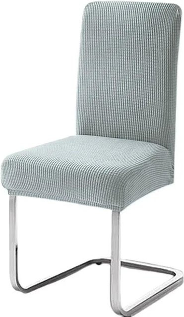 Bestbags Jacquard Stuhlhussen aus Stretch-Spandex in Grau für Esszimmerstühle - Bild 1