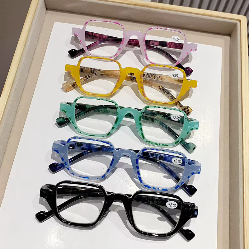 Lesebrille MDOD, Vollrand, Square, Kunststoff - Bild 3