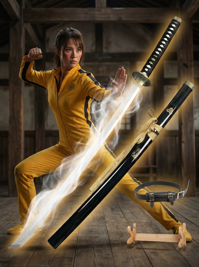 Bandai Kill Bill Bride Smoke Katana Schwert, Cosplay Requisite - Bild 3