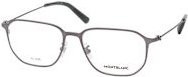 Montblanc MB 0465OA Korrektionsbrille, Vollrand, quadratisch, Metall, grau, Herren - Bild 1