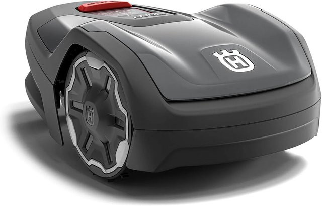 Husqvarna Rasenmähroboter Aspire R4 in Grau mit Sprachsteuerung, WLAN und Bluetooth sowie wiederaufladbarem Akku - Bild 1