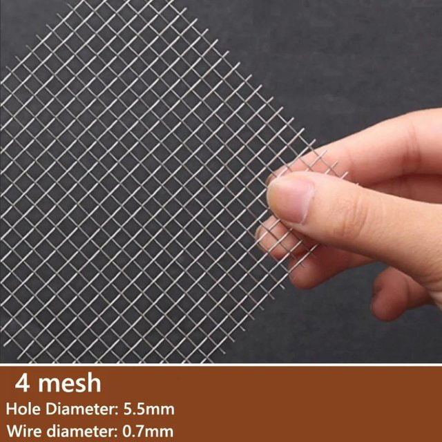 Filtersieb aus Edelstahl 304 von Xiaolang, Maschendrahtgewebe in Silber, B/B: 30 x 60 cm - Bild 1