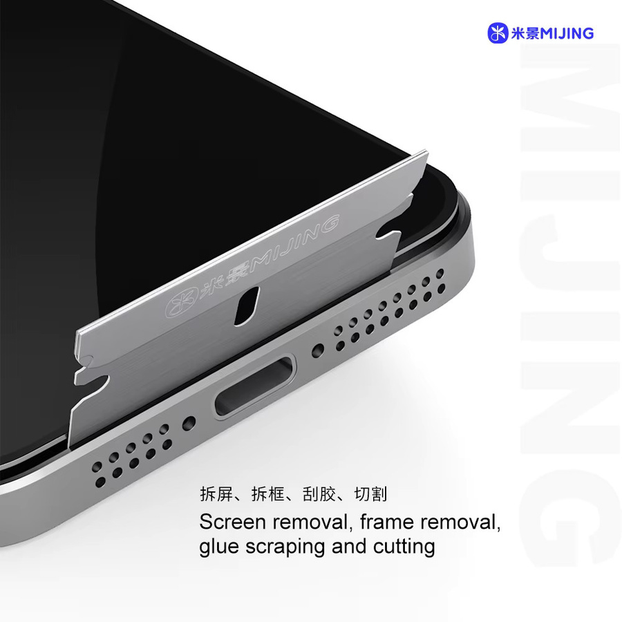 MIJING DP23 Sharp Screen Reparatur Klinge in Silber für die Handy Bildschirm Demontage und Klebstoff Entfernung - Bild 2