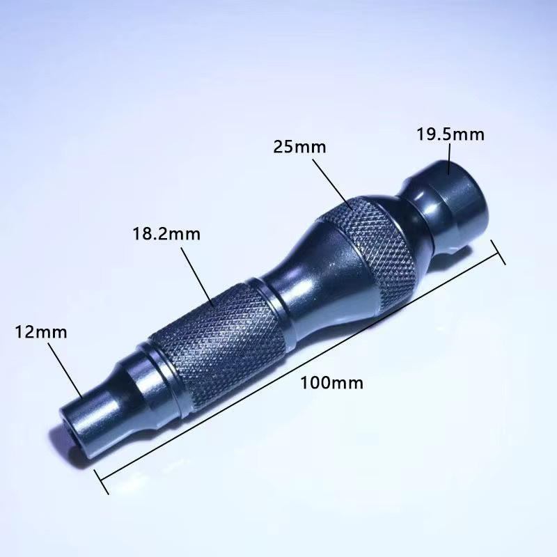 Deli Präzisions-Mehrzweckschraubendreher aus Aluminiumlegierung mit 6,35 mm Kreuzgriff - Bild 2