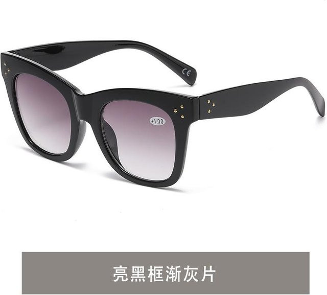 Yiran toy Progressive Lesebrille, oval, Kunststoff, Unisex, black - Bild 1