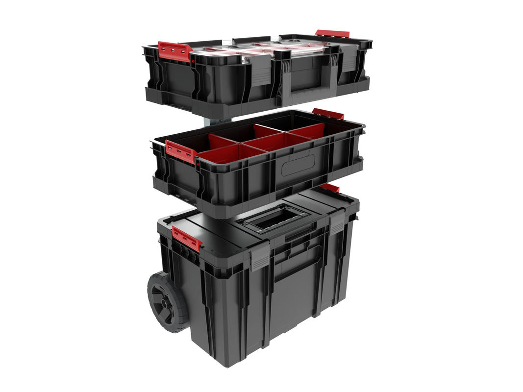 Qbrick System TWO SET 3in1 Werkzeugboxen in Schwarz - Bild 2