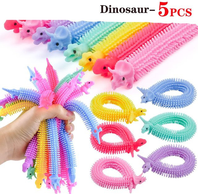 Topmix Sensorikspielzeuge Einhorn Raupe Dinosaurier Alpaka, 530-teiliges Set - Bild 1