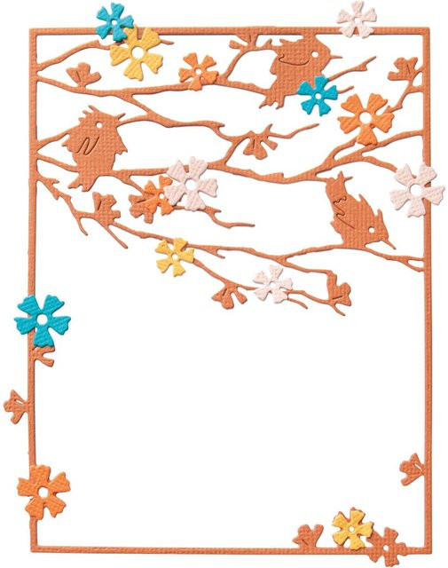 Sizzix Thinlits Stanzschablone Woodland Cardfront - Bild 1