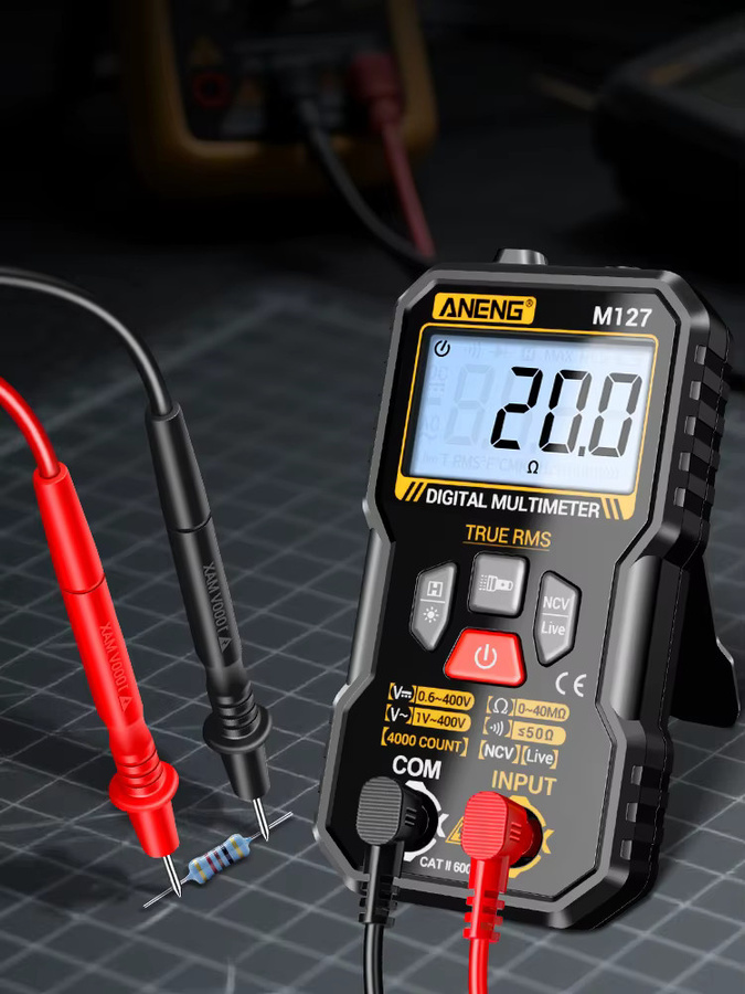 ANENG MINI Multimeter Tester mit NCV-Sensor zur AC/DC Spannungswiderstandsmessung und Nullstrom-Erkennung - Bild 6