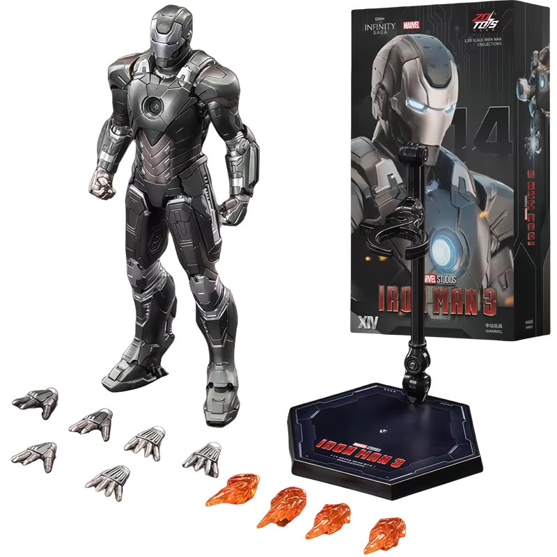 ZDTDS Marvel Iron Man Legends Tony Stark MK14 Action Figure, Einzelfigur, Kunststoff - Bild 3