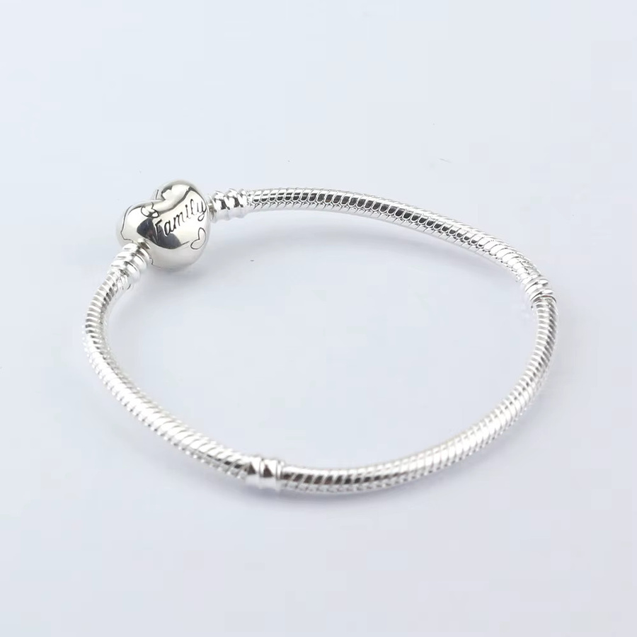 Fmrose Armband, 925 Silber, Herzverschluss, Damen - Bild 2