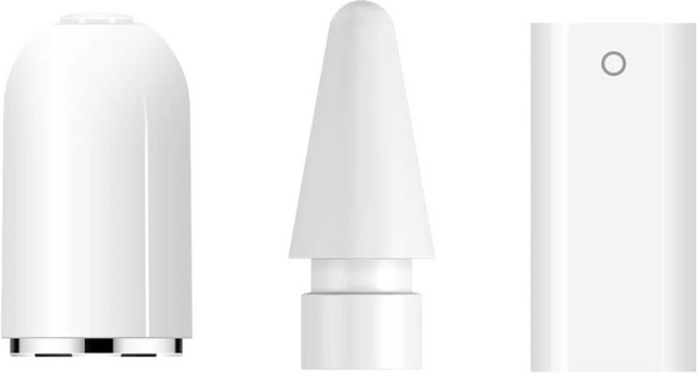 Magnetische Ersatz-Bleistiftkappen in Weiß für Apple Pencil und iPad Pro 9.7/10.5/12,9 Zoll Zubehör - Bild 1