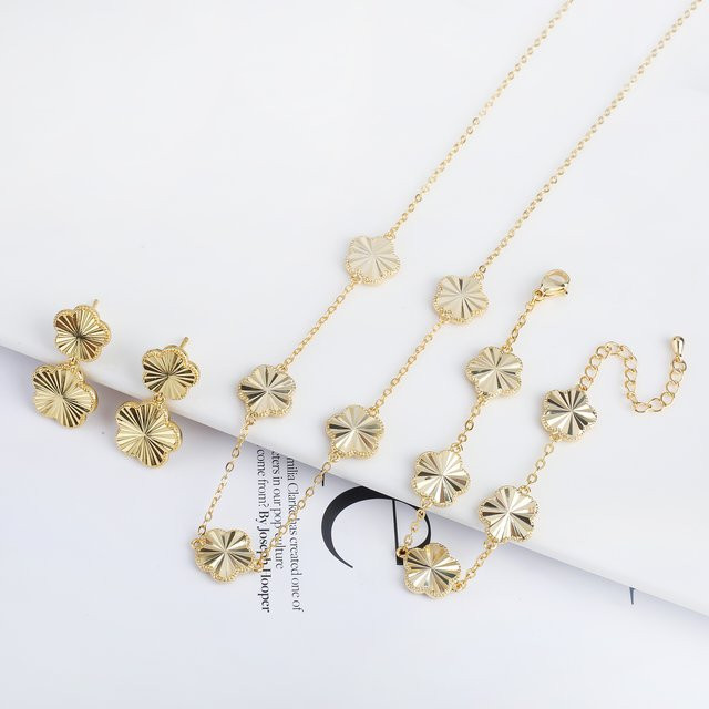 Hengsangxin Schmuck-Set, Metall, Gold, Damen - Bild 1