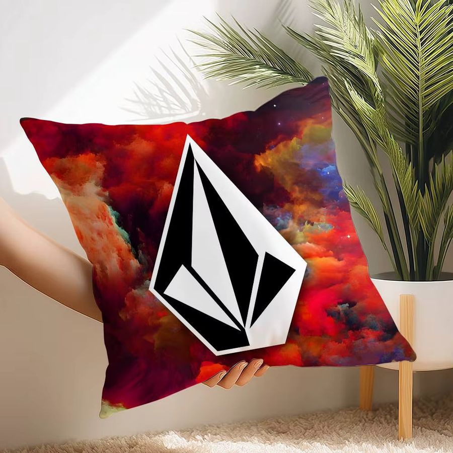 Volcom Logo Kissenbezug aus Plüsch in Multicolor für Sofa und Wohnzimmer - Bild 4