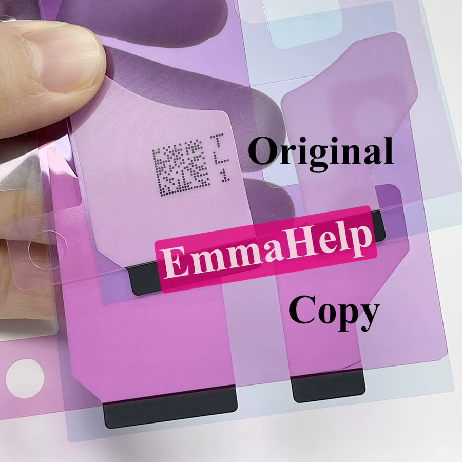 EmmaHelp 10 Stück Batterie-Dichtungs-Klebeaufkleber für iPhone 16 Plus 15 17 Pro Max Air 16E 14 zur Reparatur - Bild 2