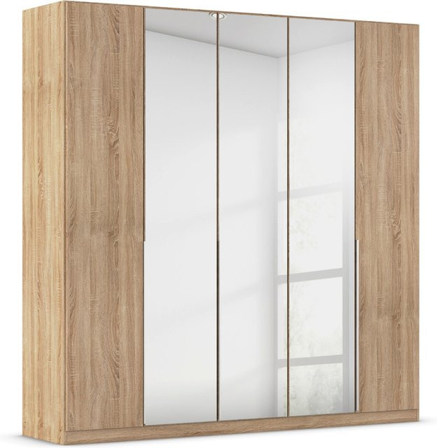 RAUCH Drehtürenschrank Alabama in Eiche Sonoma mit Spiegel, Breite: 229 cm, Tiefe: 54 cm, Höhe: 226 cm - Bild 1