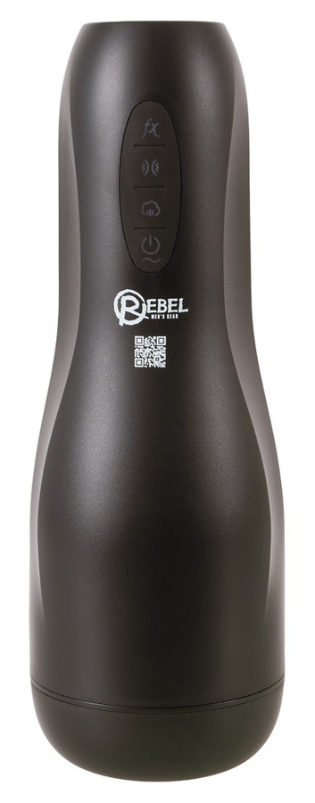 Rebel Masturbator mit Squeeze-Massagetechnik in Schwarz - Bild 2