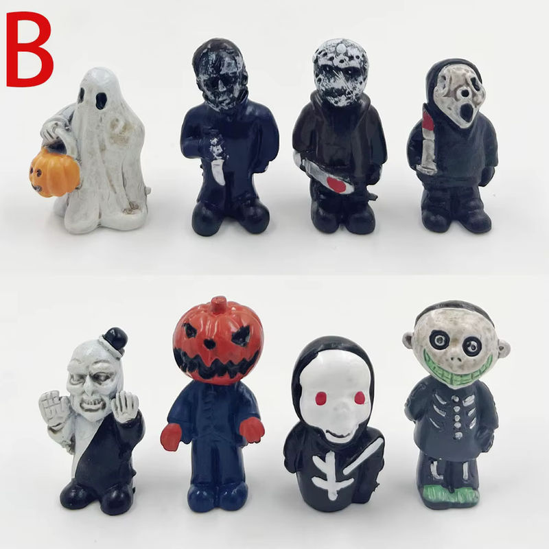 16er Set Bandai Horrorfilm Figuren aus Kunststoff, Mehrfarbig, Halloween Sammelfiguren - Bild 3