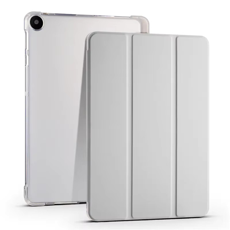 Transparente Flip-Leder-Schutzhülle für Huawei Matepad T 10 und T 10s in Grün - Bild 1
