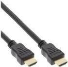 InLine HiD HDMI Kabel Premium High Speed mit Ethernet 4K2K Stecker zu Stecker Schwarz/Gold 5m - Bild 1