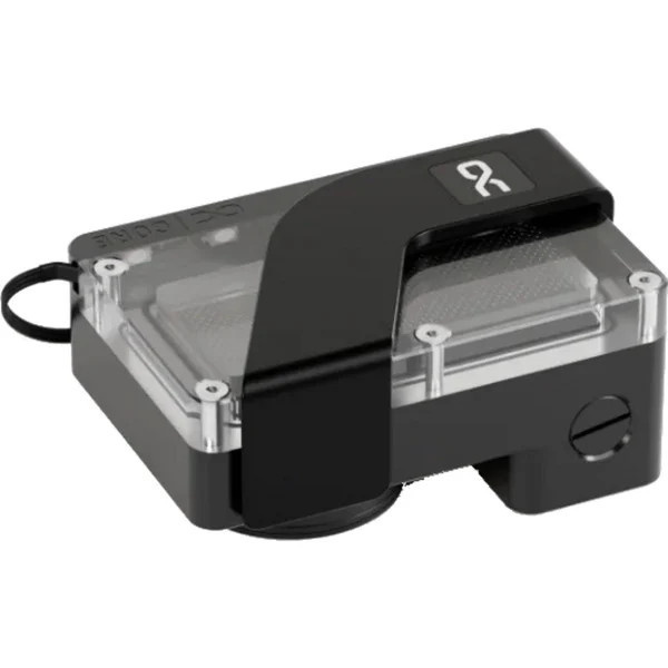 Alphacool Core DDCzero Flat Reservoir 90 Ausgleichsbehälter, transparent/schwarz - Bild 1