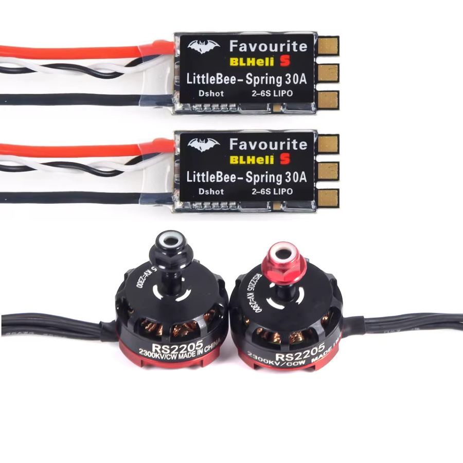 QYWWRC RC RS2205 2205 2300KV CW CCW Brushless Motor für FPV RC Racing Drohne Multicopter - Bild 3