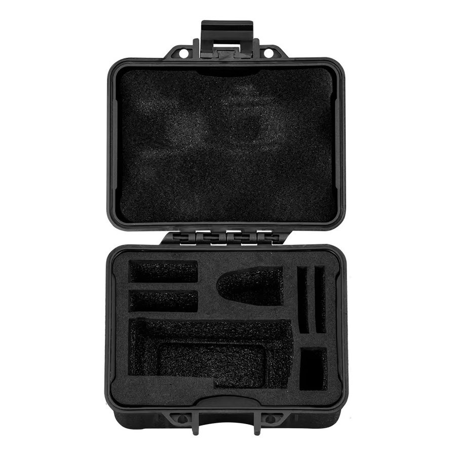 BRDRC Wasserdichter Hartschalenkoffer für DJI Action 6, DJI Action 5 Pro, Osmo Action 4 und Osmo Action 3 in Schwarz – Tragbare Reise-Aufbewahrungstasche für dein Kamerazubehör - Bild 6