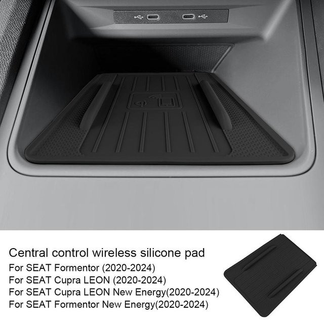 HOSHING AUTO Silikon LadePad Schutz für SEAT Formentor Cupra Leon EV 2020-2024 Schwarz - Bild 1