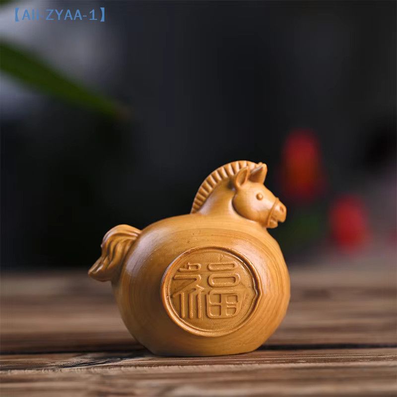 JETTING Feng Shui Pferdefigur aus Holz als dekorative Statue für dein Zuhause - Bild 3