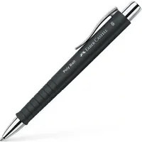 Faber-Castell Poly Ball Kugelschreiber mit 0,5 mm Spitze in Blau, Schwarz oder Silber - Bild 1