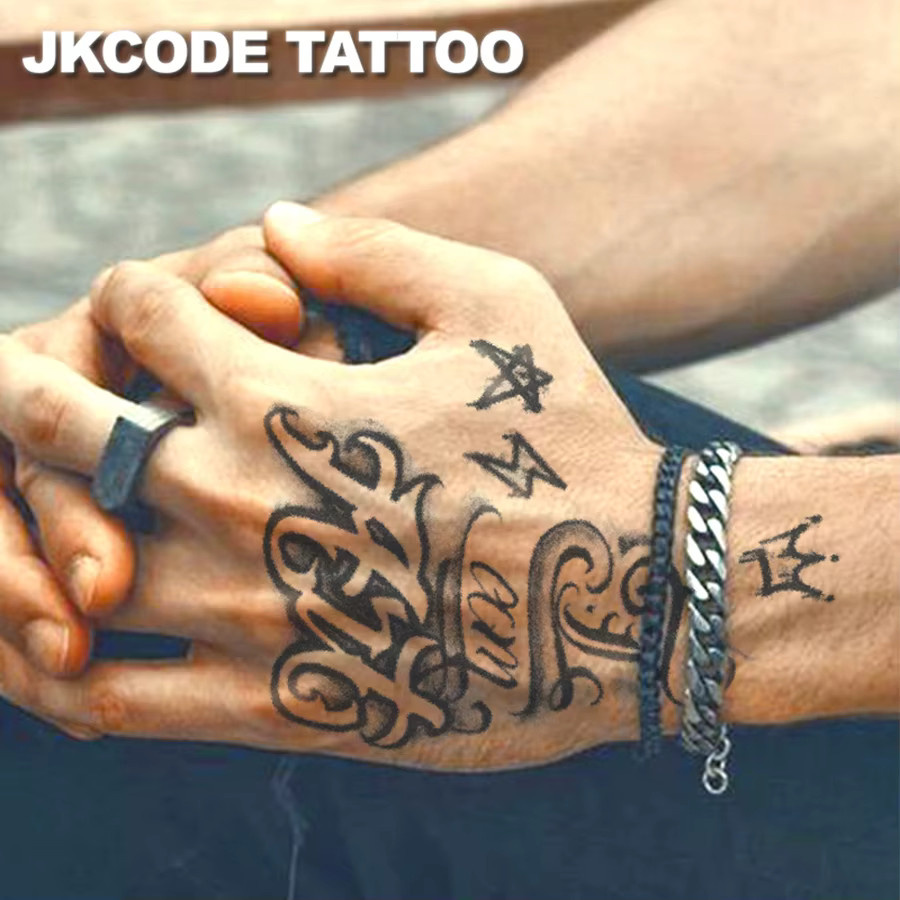 JKCODE TATTOO Kräutertattoo Street-Graffiti-Muster, Herren - Bild 2