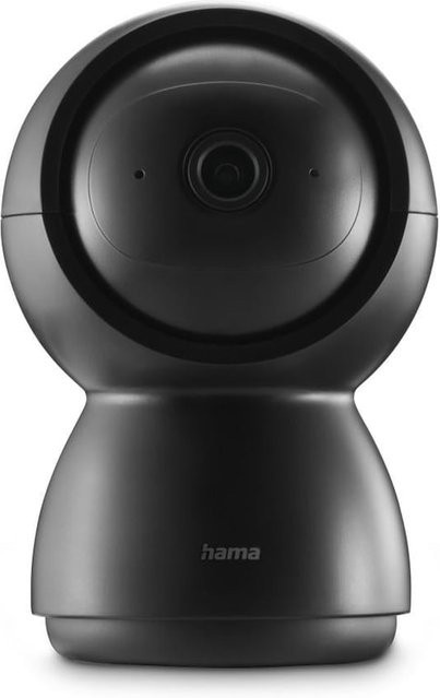 Hama WLAN-Überwachungskamera für Innenräume mit Nachtsicht und Drehfunktion in Schwarz - Bild 1