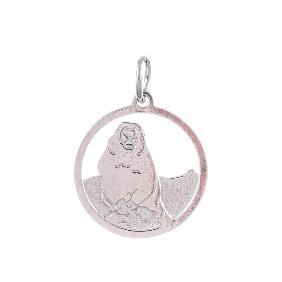 Goettgen Anhänger Mankei Murmeltier, 925 Silber, Unisex - Bild 1