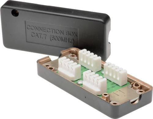 Digitus Netzwerk Adapter CAT 7 Verbindungsmodul geschirmt Schwarz - Bild 1