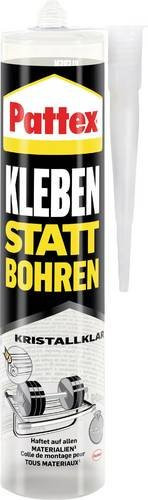 Pattex Kleben statt Bohren Montagekleber MS-Polymer Kristallklar Transparent 290 g - Bild 1