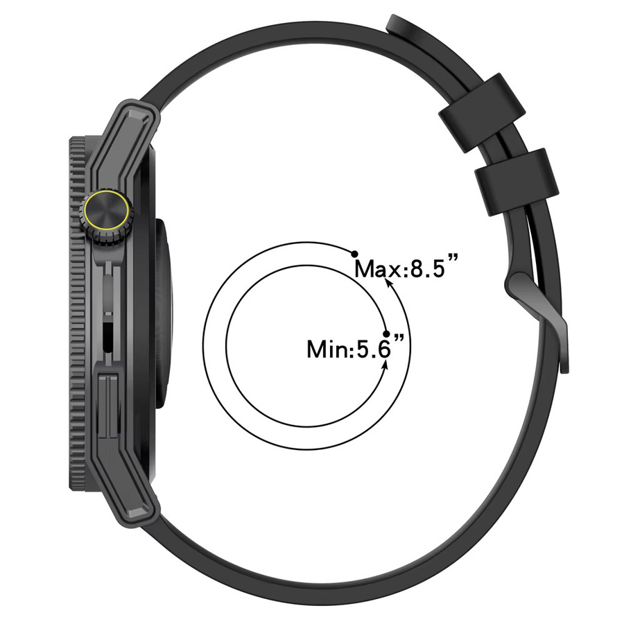 Smartwatch-Armband Silikon, 20mm 22mm, Unisex - Bild 3