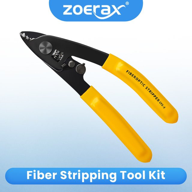 ZoeRax CFS-3-Serie Präzisions-Faser-Abisolierzange mit drei Löchern für effiziente FTTH-Wartung - Bild 1