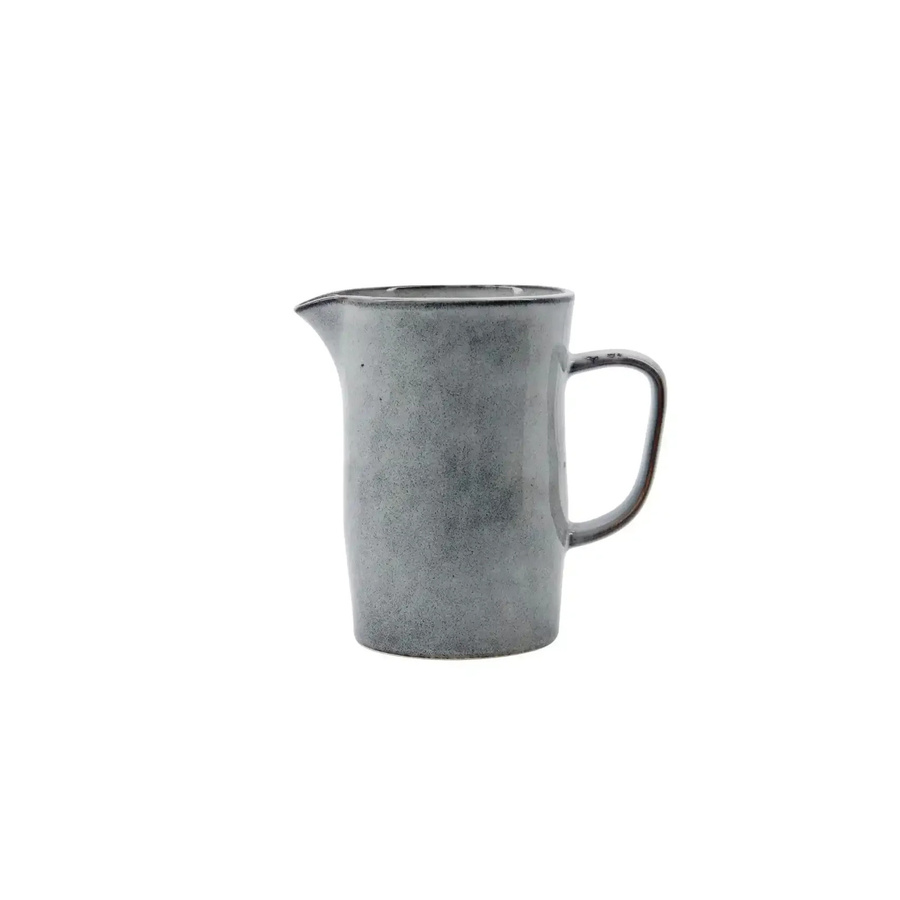 House Doctor Rustikaler Keramikkrug grau-blau 430 ml - Bild 1
