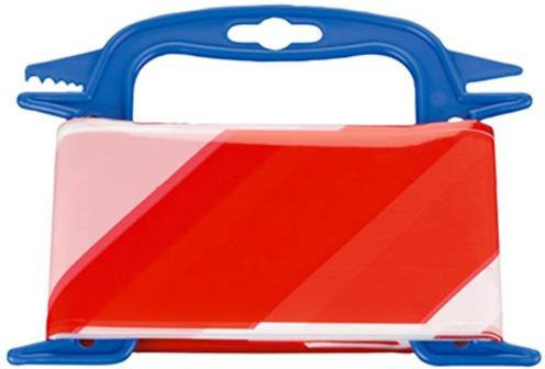 Dörner + Helmer Absperrband rot-weiß, Länge: 50 m, Breite: 8 cm - Bild 1