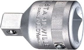 Stahlwille Reduzierstück 1/2 Zoll auf 3/4 Zoll (20 mm), silberfarben, Länge: 5,5 cm - Bild 1