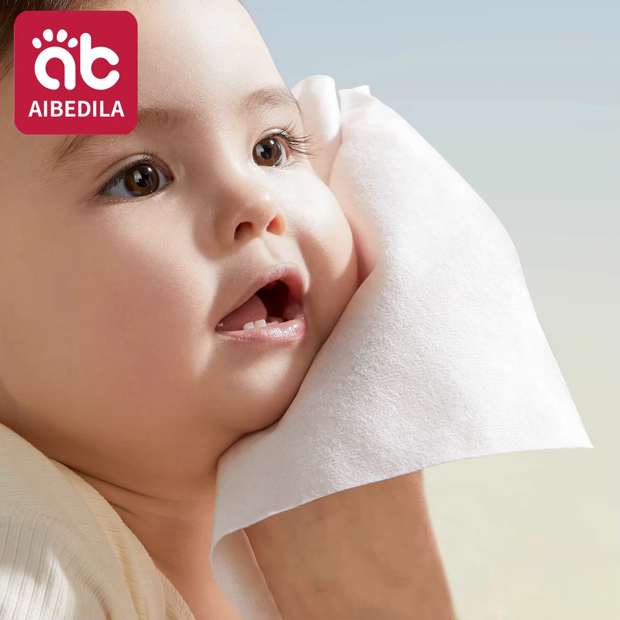 AIBEDILA Trockentücher, 100 % Baumwolle, Gesicht, Kinder, weiß - Bild 2