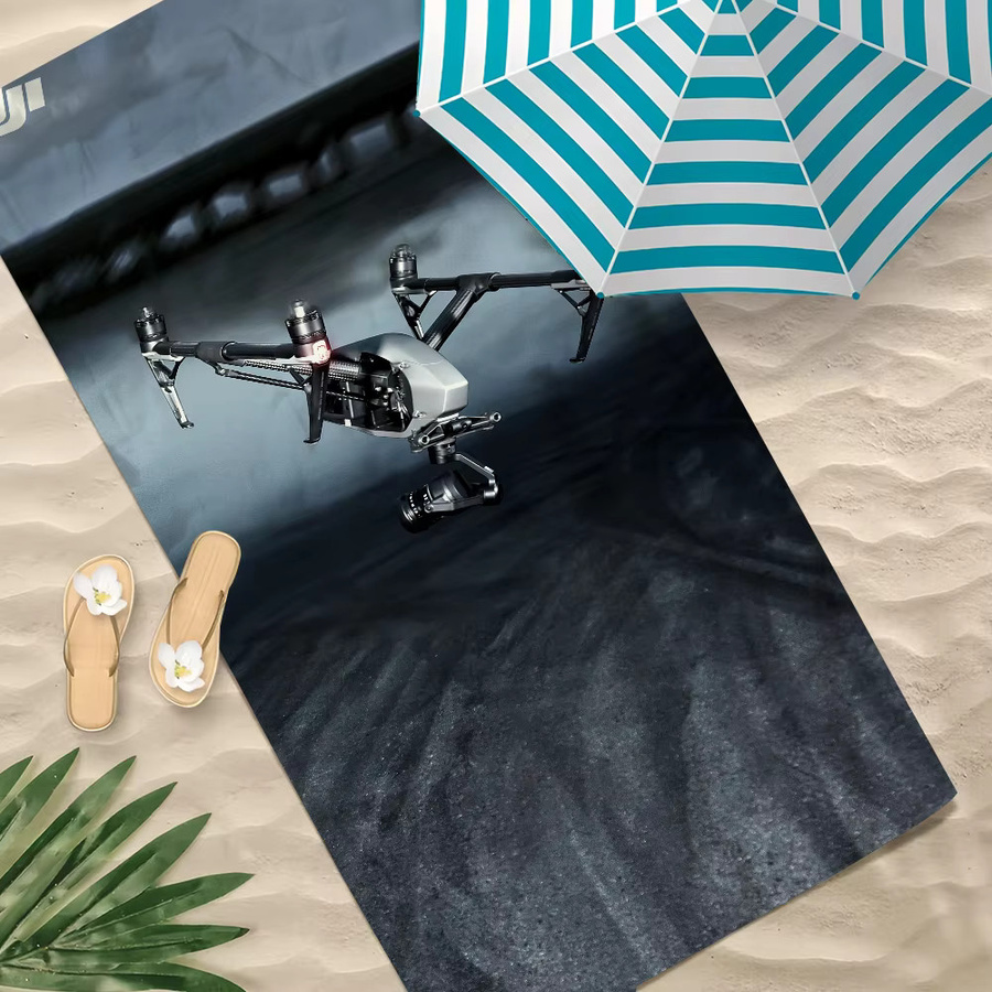 D-DJIs Mikrofaser Handtuch schnell trocknend und weich für Strand, Pool, Fitnessstudio und Reisen - Bild 2
